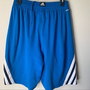 Adidas climalite blue shorts